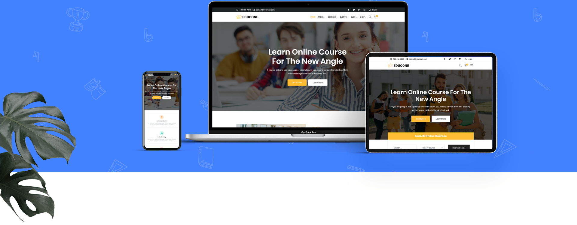 Educone - Education and LMS HTML Template